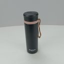 Ver imagem 7 de Garrafa Térmica Squeeze Academia Treino 21x6x6cm 500ml Inox Preto Parede Dupla Business