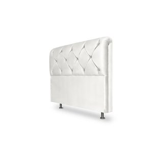CABECEIRA 90 DAIANA COR MATERIAL SINTÉTICO BRANCO TOPÁZIO DECOR
