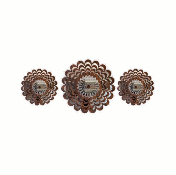 Mandala decorativa ambiente sala quarto kit 3 peças 38170 - 1