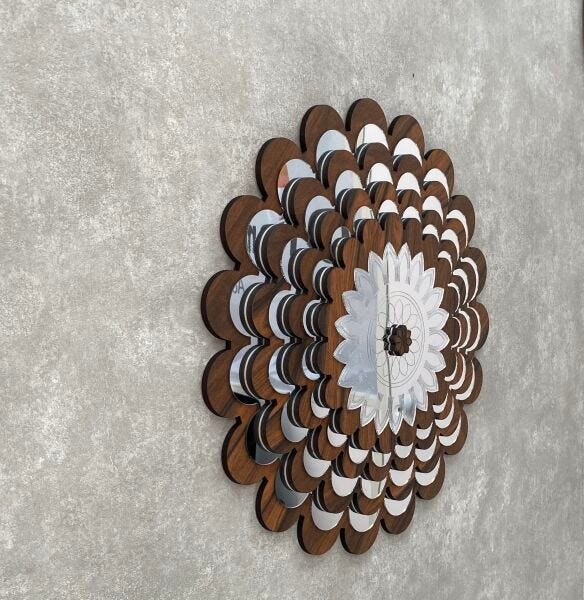 Mandala decorativa ambiente sala quarto kit 3 peças 38170 - 10