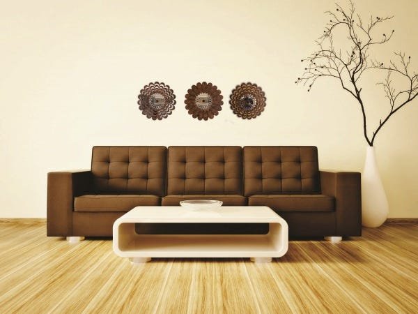 Mandala decorativa ambiente sala quarto kit 3 peças 38161 - 4
