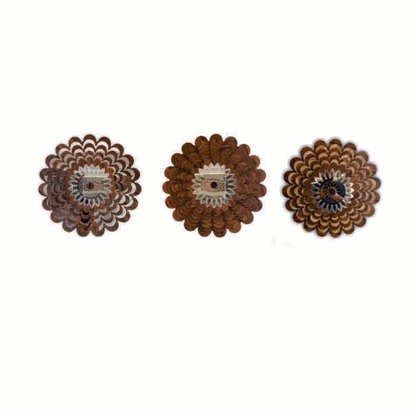 Mandala decorativa ambiente sala quarto kit 3 peças 38161 - 1