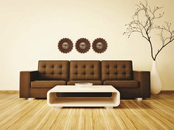 Mandala decorativa ambiente sala quarto kit 3 peças 38162 - 2
