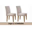Ver imagem 4 de Kit 6 Cadeiras Sala Jantar Berlim Un Imbuia/rústico - Rufato