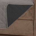 Ver imagem 4 de Capa Protetora de Sofá King 4 Lugares Manu Matelado Dupla Face:cinza e Preto