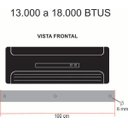 Ver mais imagens de Defletor Acrílico Ar-Condicionado 13000 A 18000 BTUS