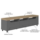 Ver imagem 6 de Conjunto Sala de Estar: Rack Mercury + Painel Slim