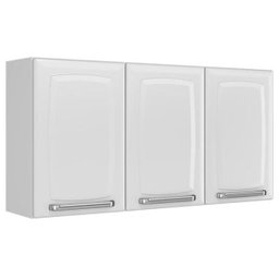 Armário Suspenso De Aço 3 Portas Luce Branco Itatiaia Móveis - 1
