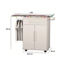 Ver imagem 5 de Tabua Mesa Passadeira de Roupa Bela C/gabinete Branco