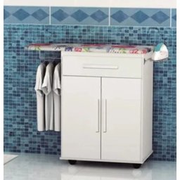 Tabua Mesa Passadeira de Roupa Bela C/gabinete Branco - 1