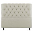 Ver imagem 1 de Cabeceira Cama Box Solteiro Nice 90cm Sintético Bege - Abmaza