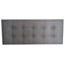 Ver imagem 3 de CABECEIRA ESTOFADA DURASI 10 LINHO CINZA CASAL 140 X 60 cm RBL