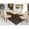 Conjunto Sala de Jantar Juventus Mesa com 6 Cadeiras de Madeira - 1