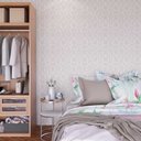 Ver imagem 2 de Papel de Parede Arabesco Branco Gh Papel de Parede 3,0m