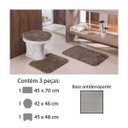 Ver imagem 2 de Jogo de Tapete para Banheiro Classic 3 Peças Oasis