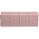 Ver imagem 6 de Puff Decorativo Living Sala de Estar 160 Cm Roma W01 Linho Rosa - Lyam Decor