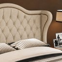 Ver imagem 4 de Cabeceira para Box Queen Monaco com Tachinhas Bege 180cm