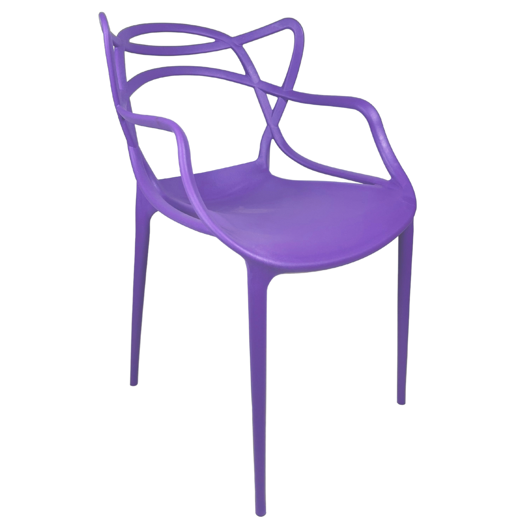 Cadeira Allegra Roxa - kit com 4 - 2