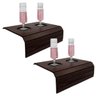 Kit 02 Esteiras Bandeja com Porta Copos para Sofá Tabaco - Gran Belo - 1