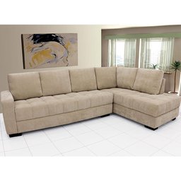 Sofá Jasmin Canto - Linoforte - Creme - 1