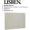 Ver imagem 3 de Cabeceira Queen 160 cm Lisben Linho SL 76 Peer