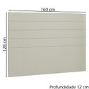 Ver imagem 4 de Cabeceira Queen 160 cm Lisben Linho SL 76 Peer