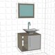Gabinete para Banheiro com Cuba e Espelheira Baden Móveis Bechara - imagem 2