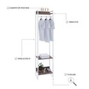 Ver imagem 4 de Estante Closet c/03 Prateleiras Dynamica 45 cm Est.Branca