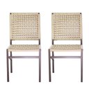 Ver imagem 2 de Cadeira Corda Náutica – Marrom Bege – Kit 6 – Jantar, Gourmet, Varanda e Living