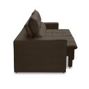Ver imagem 7 de Sofá Retrátil e Reclinável 3 Lugares 1,90m com Molas Emília Suede Marrom Madelina Decor