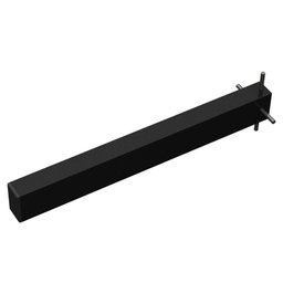 4 Suportes Pia Chumbar Bancada Mesa 40 Cm - Preto - 4