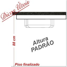 4 Suportes Pia Chumbar Bancada Mesa 40 Cm - Preto - 5
