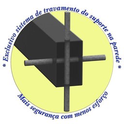 4 Suportes Pia Chumbar Bancada Mesa 40 Cm - Preto - 8