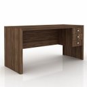Ver imagem 3 de Conjunto para Home Office com 08 Peças Nogal - Tecno Mobili