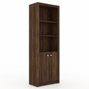 Ver imagem 5 de Conjunto para Home Office com 08 Peças Nogal - Tecno Mobili