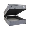 Ver imagem 1 de Cama Box Baú com Colchão Viúva Mola Mega Sono Pocket Eurotop - 120x203