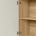 Ver imagem 3 de Paneleiro 03 Pt 70 Cm 16994 Freijo Off White Cristal Nicioli