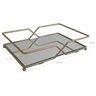 Bandeja Decorativa Espelhada Dourada 26cm Retangular para Banheiro Lavabo Duler - 3