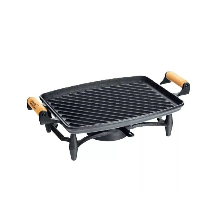 Rechaud Para Carnes E Churrasco 2mil Grill Alça Madeira Fumil