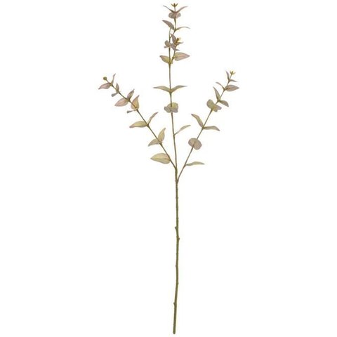 Planta Artificial Folhagem Eucalipto Real Toque X44 Verde Outono 85cm
