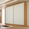 Guarda Roupa Monterey com Portas de Correr 100% Mdf – Mademarcs - Peroba/off White/peroba - 1