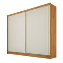 Ver imagem 2 de Guarda Roupa Monterey com Portas de Correr 100% Mdf – Mademarcs - Peroba/off White/peroba