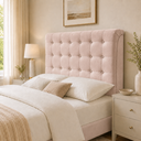 Ver imagem 2 de Cabeceira Ana Estofada Veludo p/ Cama Box Solteiro 90cm Quarto