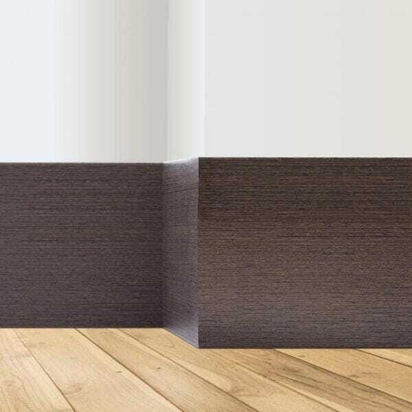 Rodapé em PVC Wood Liso 15,0 cm x 1,2 cm x 2,10 m Acabamento Tabaco - 2