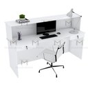 Ver imagem 7 de BALCÃO ATENDIMENTO RECEPÇÃO M448.B 100% MDF (LOJA, CAIXA) MUNDI MOVEIS