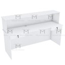 Ver imagem 6 de BALCÃO ATENDIMENTO RECEPÇÃO M448.B 100% MDF (LOJA, CAIXA) MUNDI MOVEIS