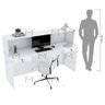 BALCÃO ATENDIMENTO RECEPÇÃO M448.B 100% MDF (LOJA, CAIXA) MUNDI MOVEIS - 5