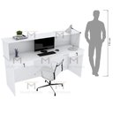 Ver imagem 5 de BALCÃO ATENDIMENTO RECEPÇÃO M448.B 100% MDF (LOJA, CAIXA) MUNDI MOVEIS