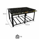 Ver imagem 3 de Fogão Industrial Venâncio Maxi 6 Queimadores em Aço Carbono a Gás M6 15278