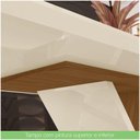 Ver imagem 3 de Mesa De Jantar Tampo Em Mdf 160cm Vidro Juanita Casa 812 Nature Off White